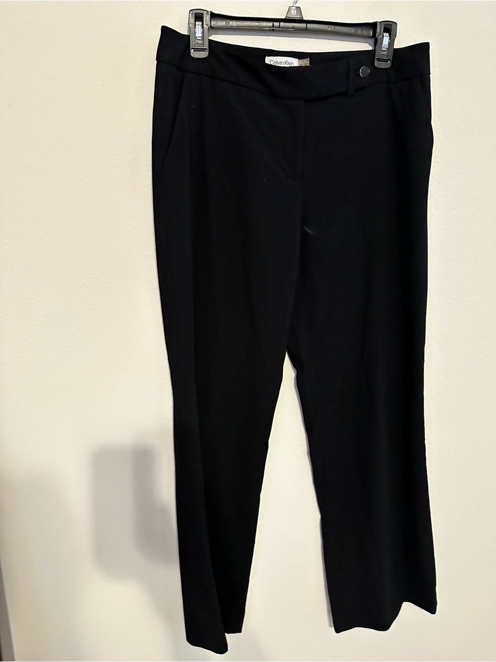Calvin Klein Black Classic Fit Women's Straight-Leg Dress Pants